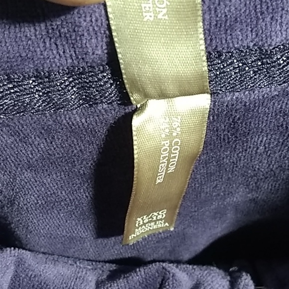 FINAL MARKDOWN LADIES' White Stag Velour Zip Front Jacket xl - Picture 4 of 6